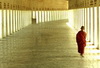 Young monk in the arcade - Bagan, Myanmar, 2000